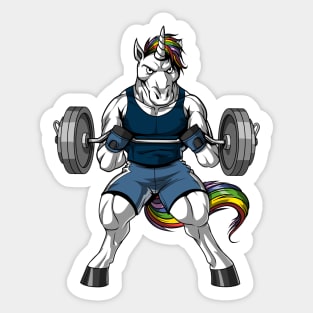 Unicorn Fitness Sticker